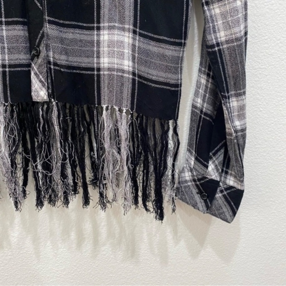RAILS Plaid Fringe Top - Picture 3 of 5